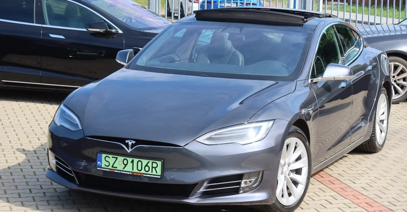 Tesla Model S cena 168510 przebieg: 151000, rok produkcji 2018 z Tuchola małe 781